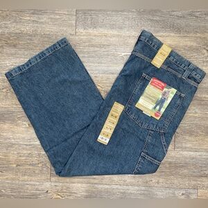 Levis Jeans Mens 46x30 Blue Carpenter Signature Relaxed Baggy Y2K Work Pants NWT